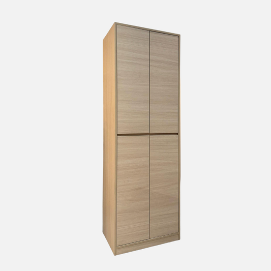 Nara 60cm Wide 1.8m Maple Tall Shoe Cabinet