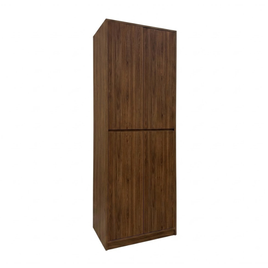 Nara 60cm Walnut High Shoe Cabinet0