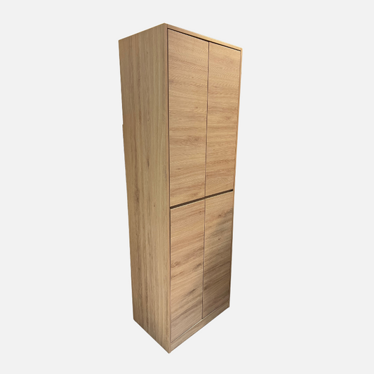 Nara 60cm Wide 1.8m Pine Tall Shoe Cabinet