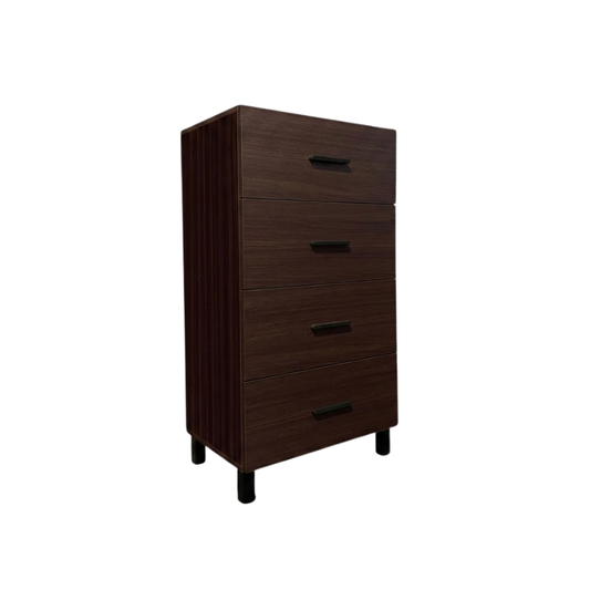 Nora 60cm Espresso 4-Drawer Chest-of-Drawer