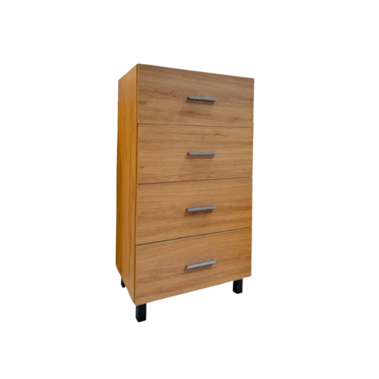 Nora 60cm Pine 4-Drawer Chest-of-Drawer