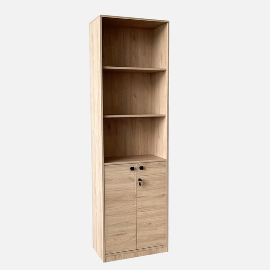 Oxford 60cm 2 Doors Maple Bookcase