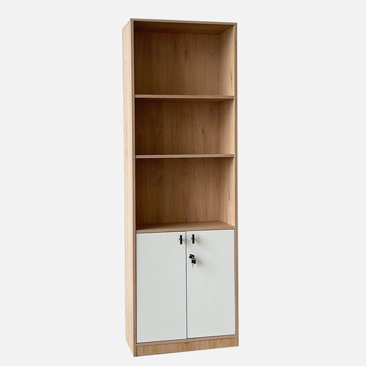 Oxford 60cm Maple White Bookcase