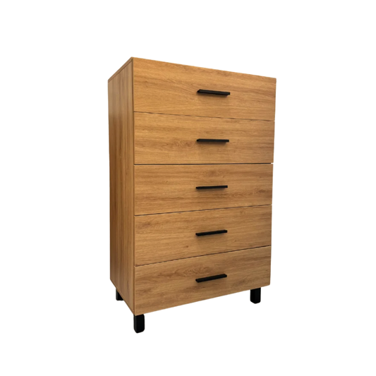 Pepe 70cm Pine 5-Drawer Chest
