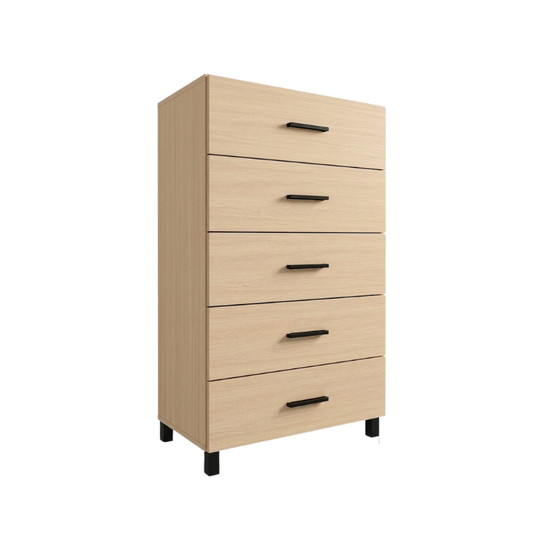 Pepe 70cm Maple 5-Drawer Chest