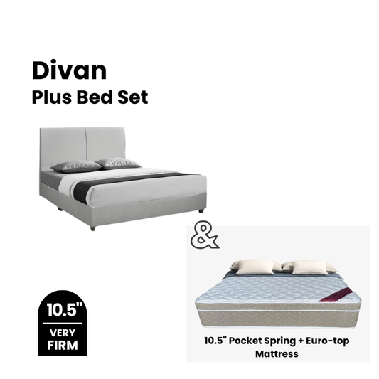Plus Divan Bed and Mattress Set