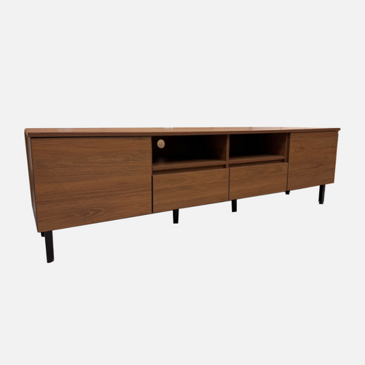 Preston 1.8m Walnut TV Console Cabinet
