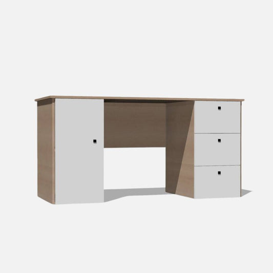 Pixel 1 Door 3 Drawer Desk