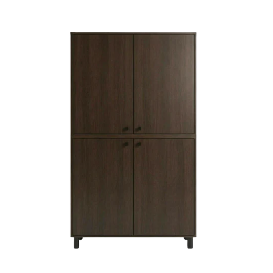 Richie 80cm Espresso High Shoe Cabinet