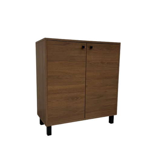 Richie 80cm Walnut Shoe Cabinet