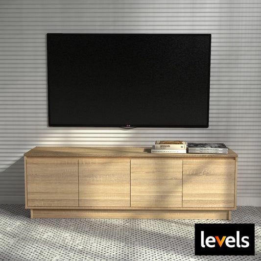 Paisley 1.6m Sonoma Oak TV Console Cabinet