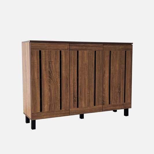 Texas 1.2m Walnut Shoe Cabinet