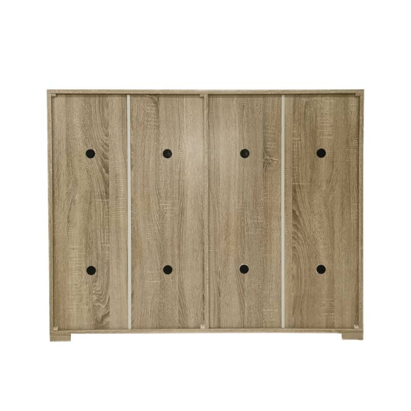 Timber 1.2m Shoe Cabinet