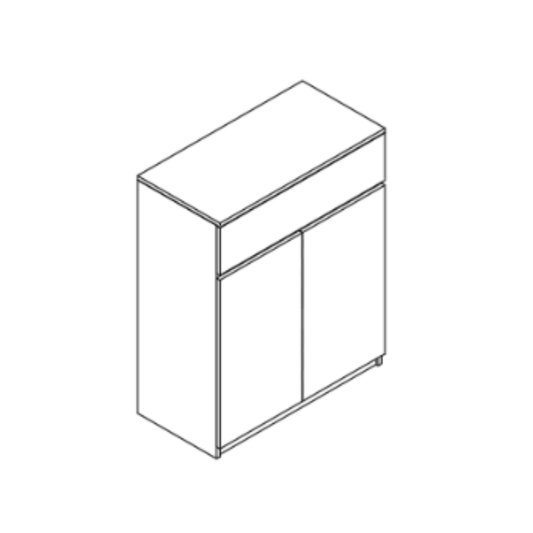 Tomi 80cm Maple Storage Cabinet