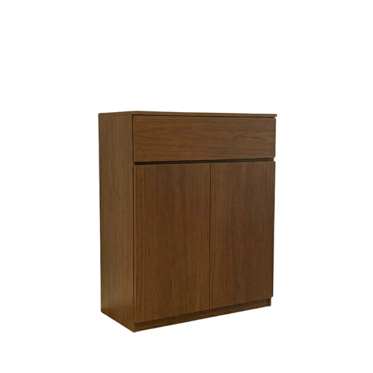 Tomi 80cm Walnut Storage Cabinet