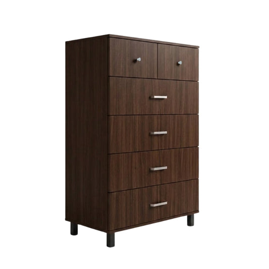 Union 80cm Espresso 6-Drawer Chest no Locks