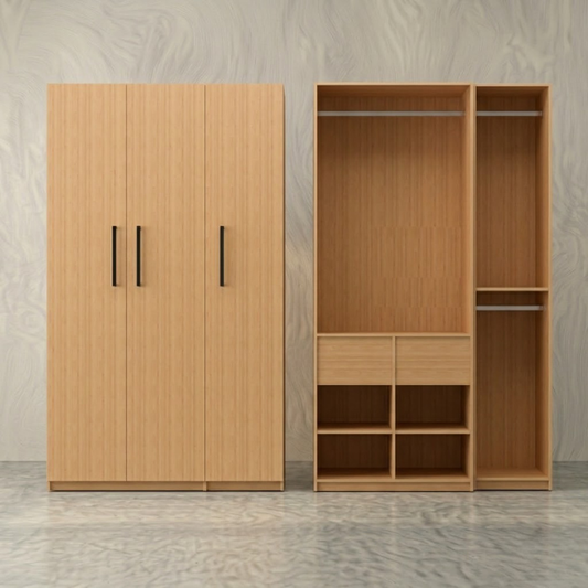Vela+Kano 3-Door Modular Wardrobe