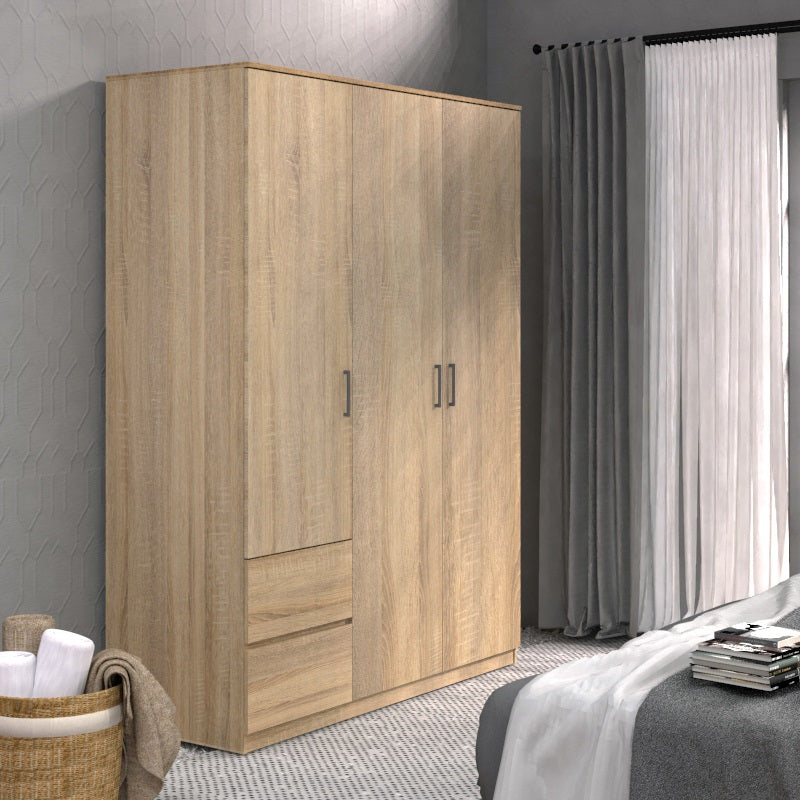 Anne 1.5m 3-Door Wardrobe