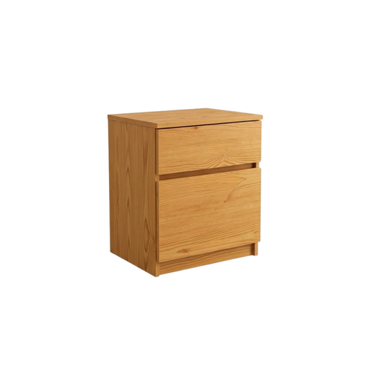 Cubo 45cm Pine Bedside Table