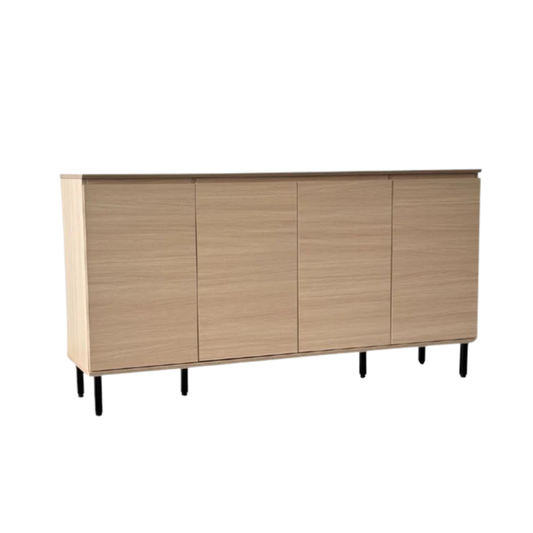 Monaco 1.6m Maple 4-Door Sideboard
