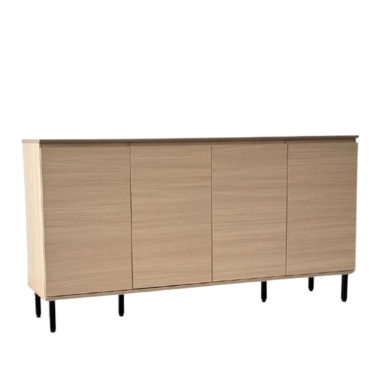 Monaco 1.8m Maple 4-Door Sideboard