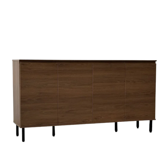 Monaco 1.8m Walnut 4-Door Sideboard