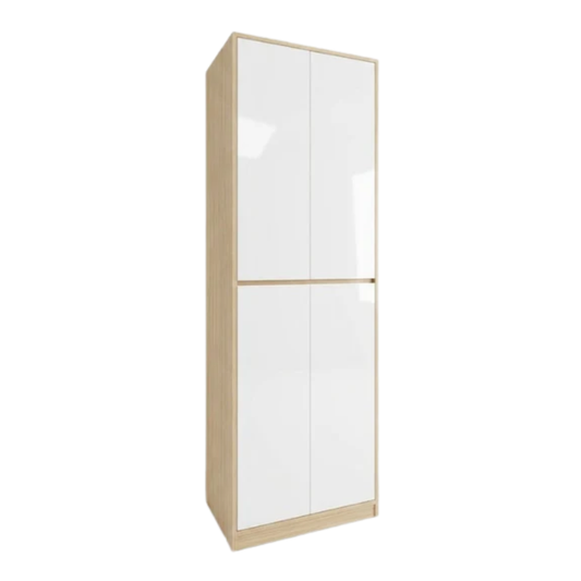 Nara 60cm Maple/White High Shoe Cabinet