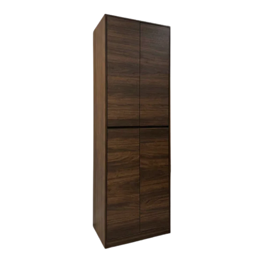 Nara 60cm Espresso Tall Shoe Cabinet