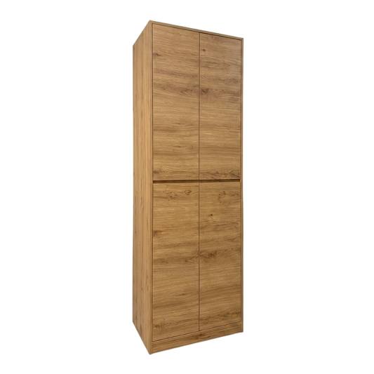 Nara 60cm Pine Tall Shoe Cabinet