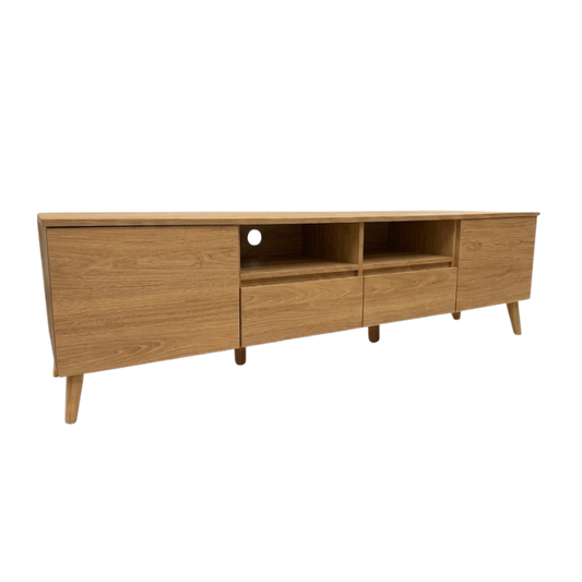 Preston 1.8m Pine TV Console Cabinet