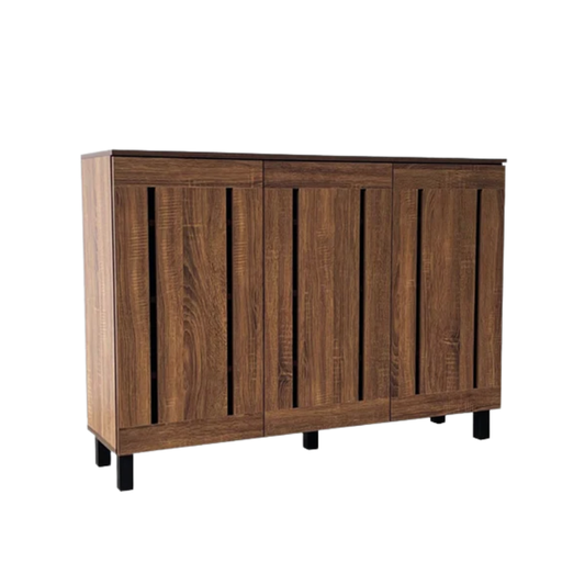 Texas 1.2m Walnut Shoe Cabinet