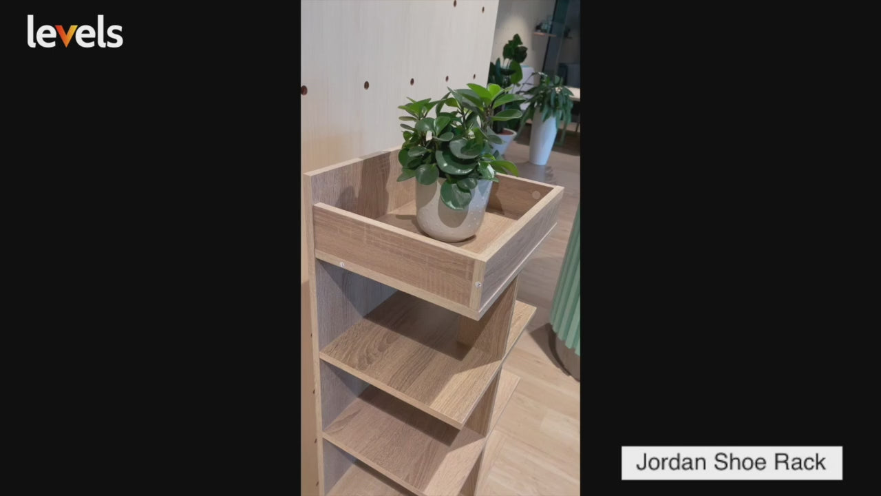 Jordan 5-Tier Open Shoe Rack