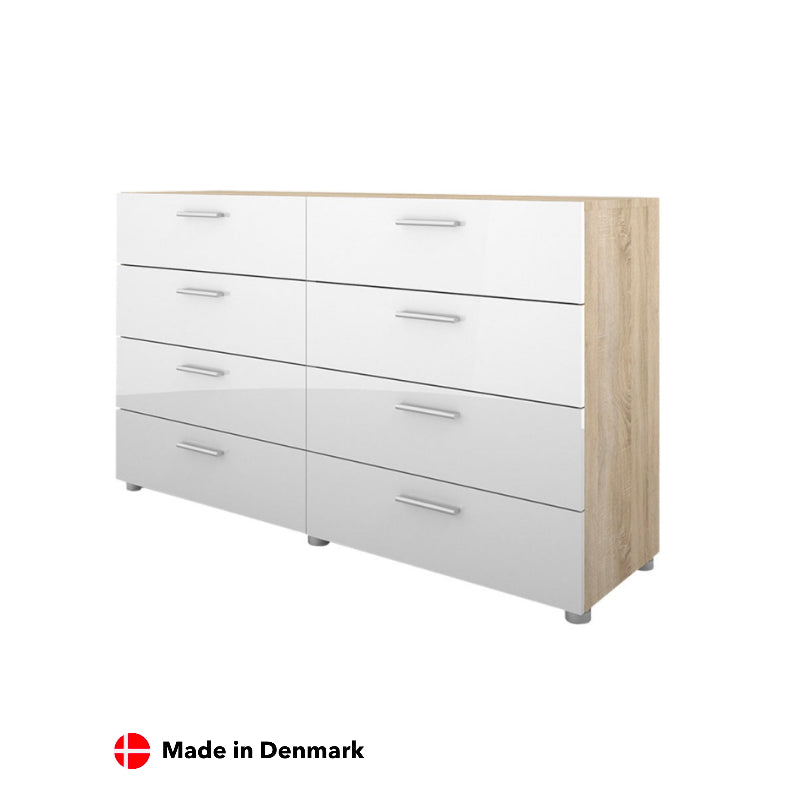 Pepe 1.4m 8-Drawer Chest Sideboard