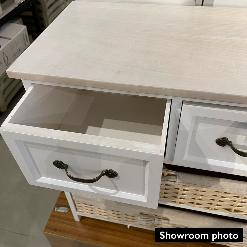 Cardiff Country Rattan 4-Drawer Chest