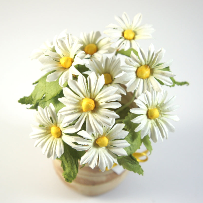 Daisy Bloom Paper Flower Pot