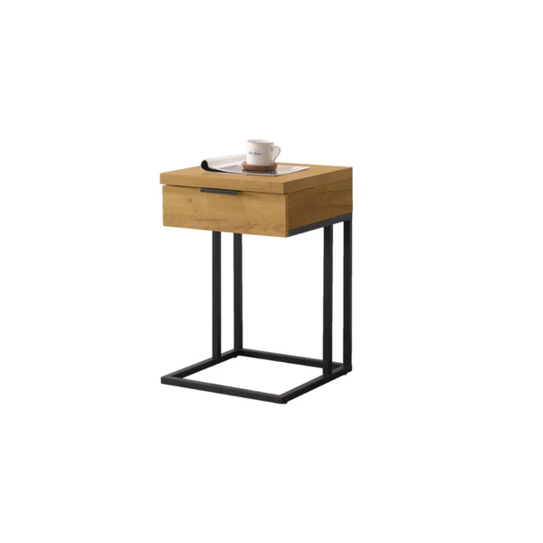 Carina Side Table with Drawer Golden Oak