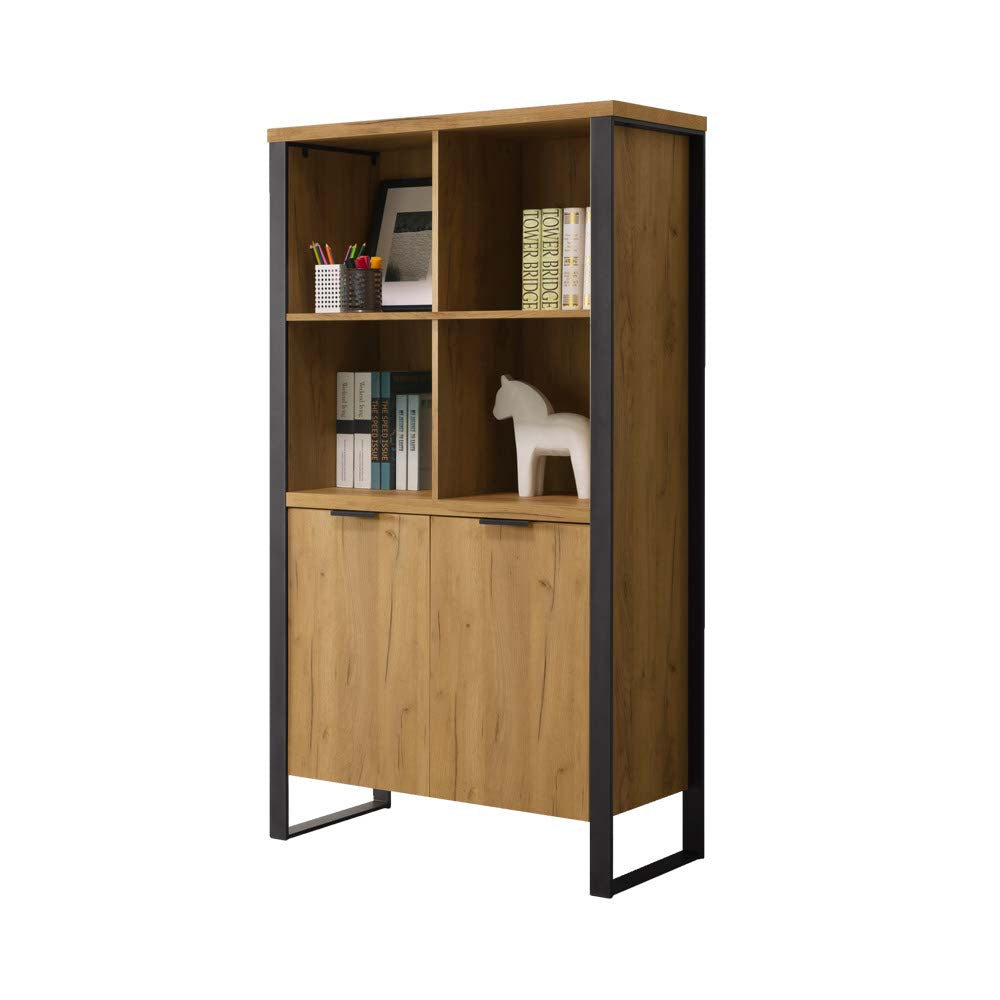 Carina 90cm Golden Oak Bookcase