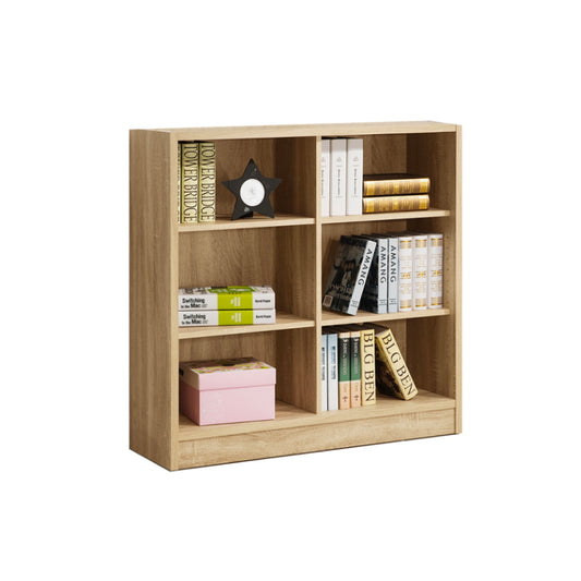 Super 90cm Pine Oak Bookcase