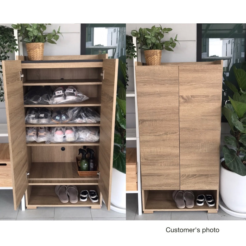 Kyoto 60cm Oak Shoe Cabinet