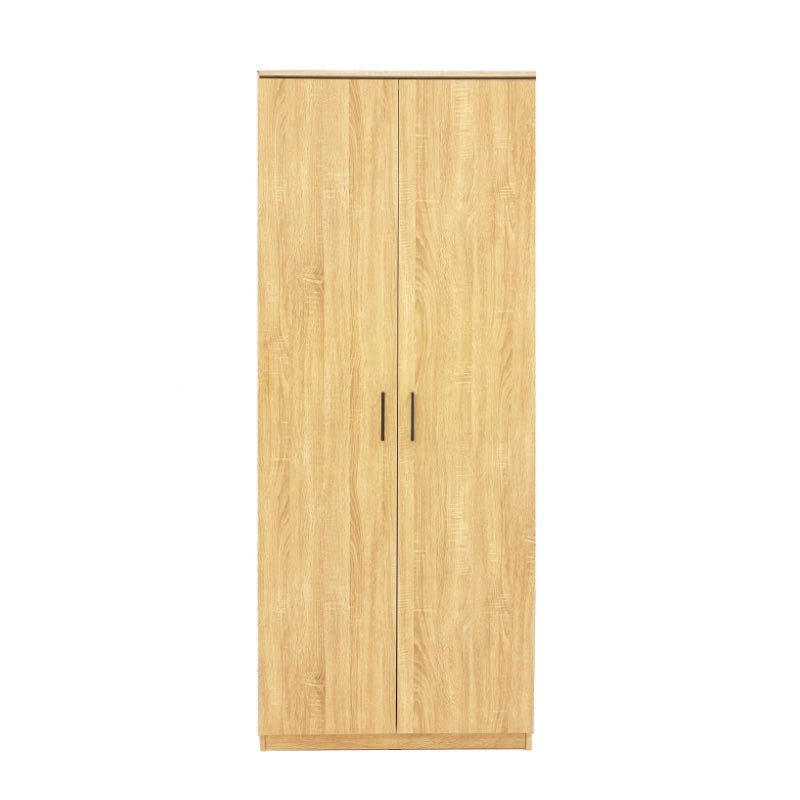 Grace 80cm Oak 2-Door Wardrobe with Drawer